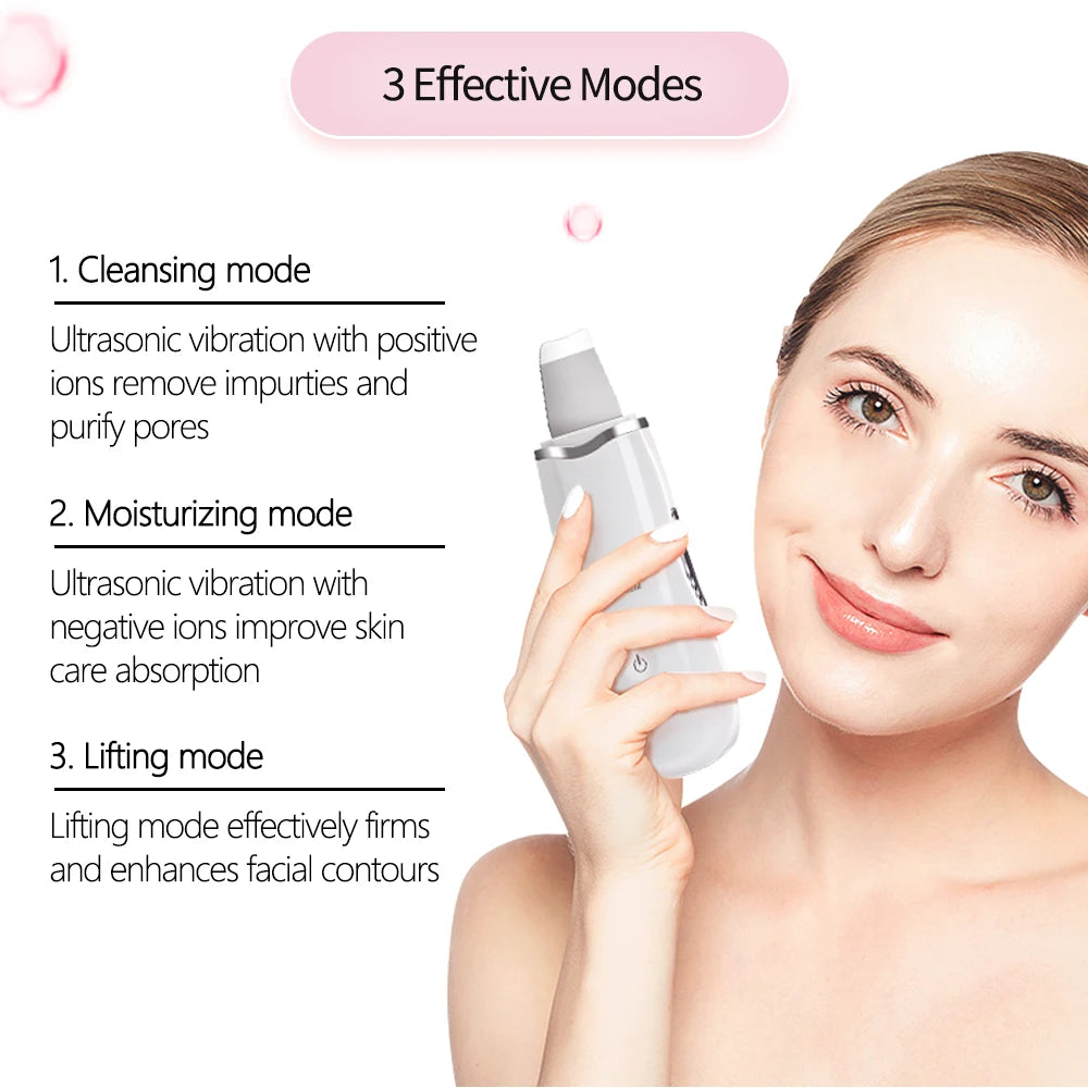 PureGlow Ultrasonic Face Cleaner and Black Head Remover