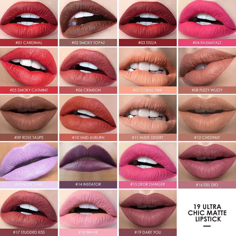 FOCALLURE Matte Lipstick Pen Sexy Waterproof Long Lasting