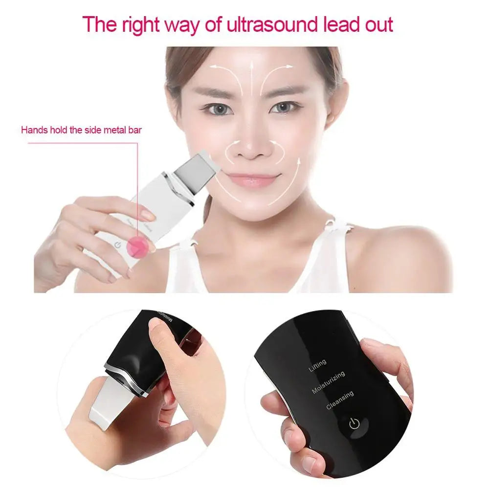 PureGlow Ultrasonic Face Cleaner and Black Head Remover