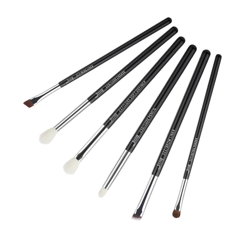 Jessup Makeup Brushes Set Synthetic-Natural Hair