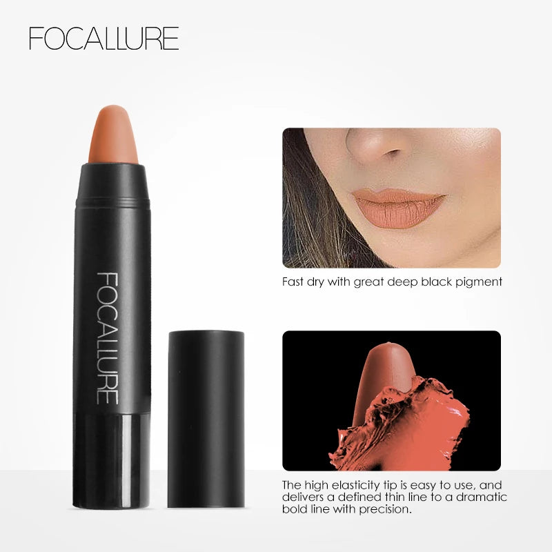 FOCALLURE Matte Lipstick Pen Sexy Waterproof Long Lasting