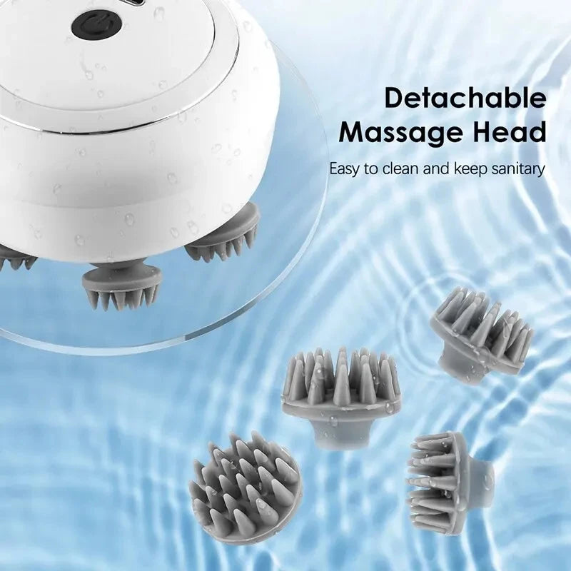 Vitality Head Pod Massager with Red Light Therapy!