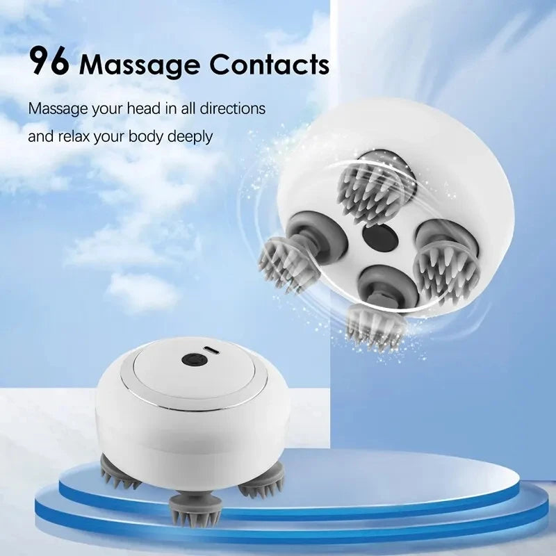 Vitality Head Pod Massager with Red Light Therapy!