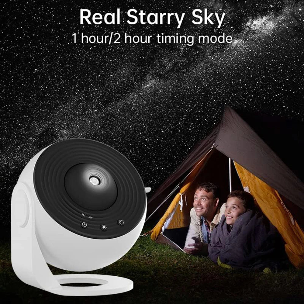 Star Projector Galaxy Light Starry Sky Projector 360° Night Light Ceiling Light