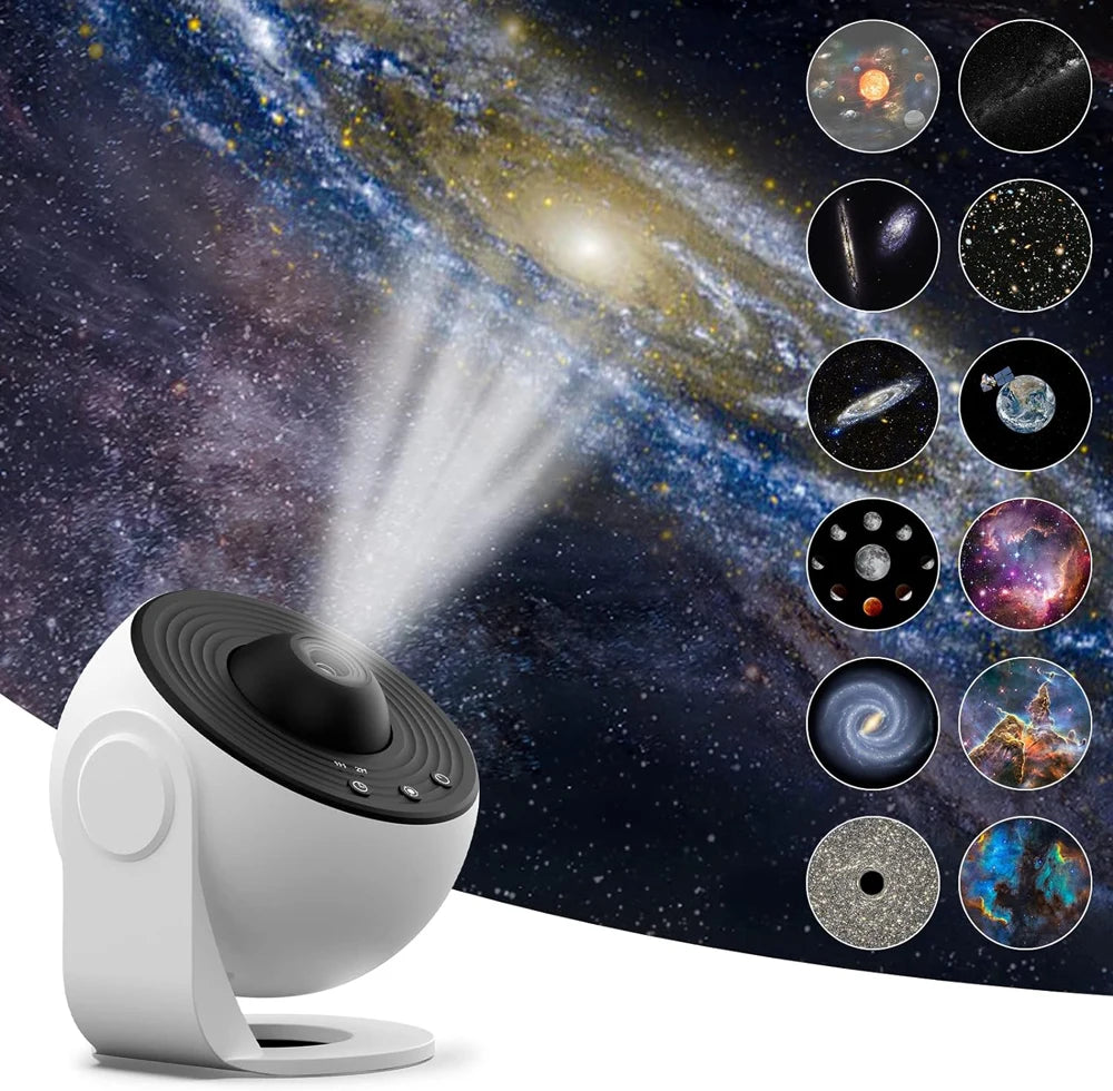 Star Projector Galaxy Light Starry Sky Projector 360° Night Light Ceiling Light