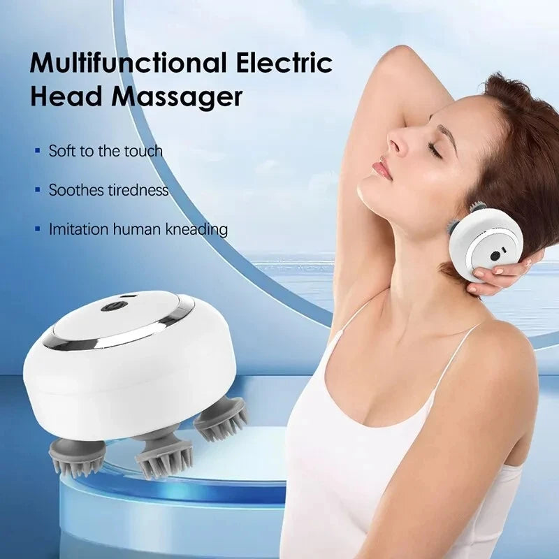 Vitality Head Pod Massager with Red Light Therapy!